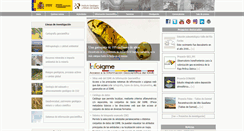 Desktop Screenshot of opalo.igme.es