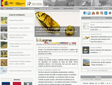 Tablet Screenshot of opalo.igme.es
